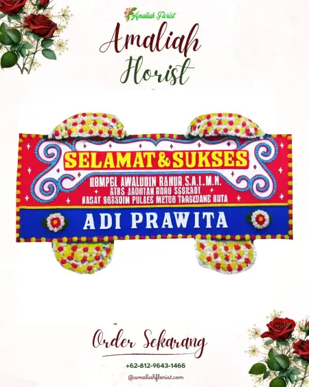 Papan Bunga Ucapan Selamat Semadam