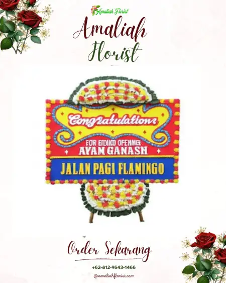 Sewa Papan Bunga Semadam